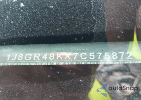 2007 Jeep Grand Cherokee Laredo из США, поврежденный, VIN 1J8GR48KX7C575872